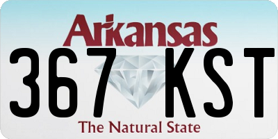 AR license plate 367KST