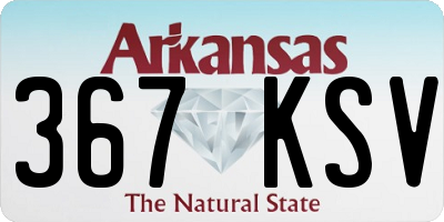 AR license plate 367KSV