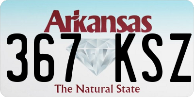 AR license plate 367KSZ