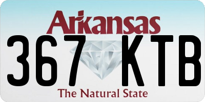AR license plate 367KTB