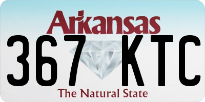 AR license plate 367KTC