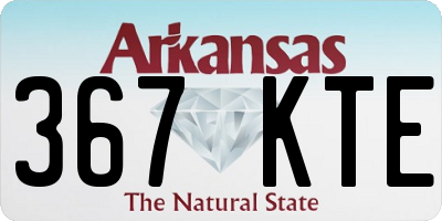 AR license plate 367KTE