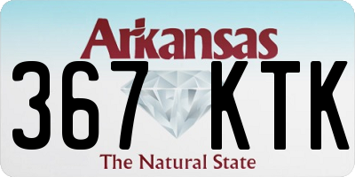 AR license plate 367KTK