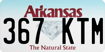 AR license plate 367KTM