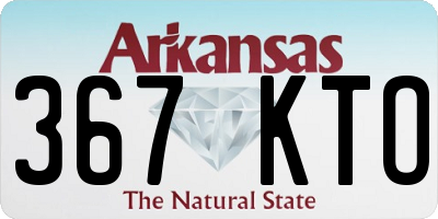 AR license plate 367KTO