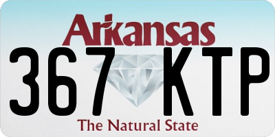 AR license plate 367KTP