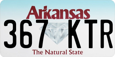 AR license plate 367KTR