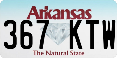 AR license plate 367KTW