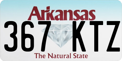 AR license plate 367KTZ