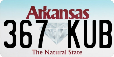 AR license plate 367KUB