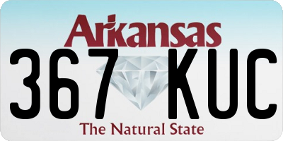 AR license plate 367KUC