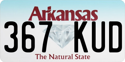 AR license plate 367KUD