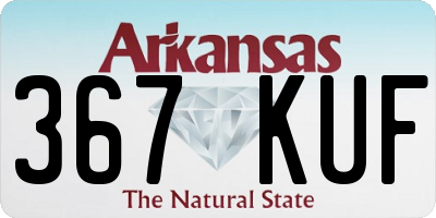 AR license plate 367KUF