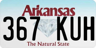 AR license plate 367KUH
