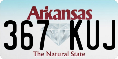 AR license plate 367KUJ