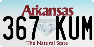 AR license plate 367KUM