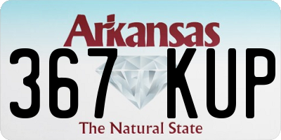 AR license plate 367KUP