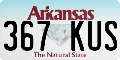 AR license plate 367KUS