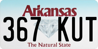 AR license plate 367KUT
