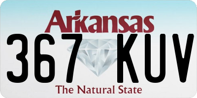 AR license plate 367KUV