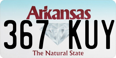 AR license plate 367KUY