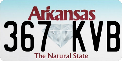 AR license plate 367KVB