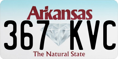 AR license plate 367KVC