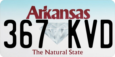 AR license plate 367KVD