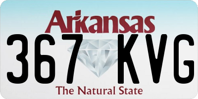 AR license plate 367KVG