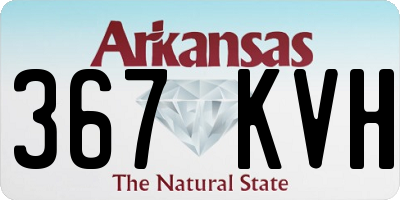 AR license plate 367KVH