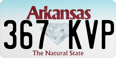 AR license plate 367KVP