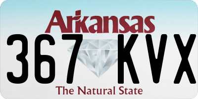 AR license plate 367KVX