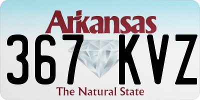AR license plate 367KVZ