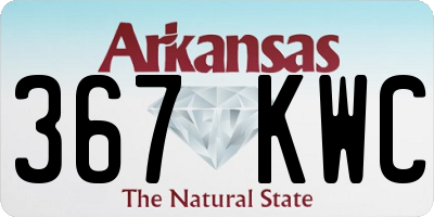 AR license plate 367KWC