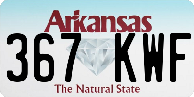 AR license plate 367KWF