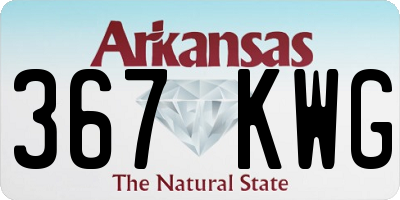 AR license plate 367KWG