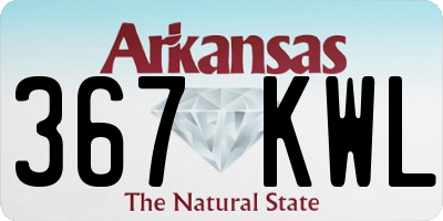 AR license plate 367KWL