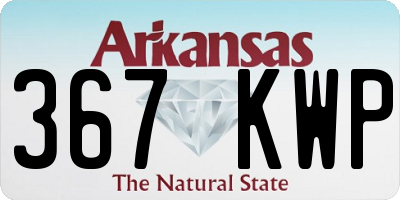 AR license plate 367KWP