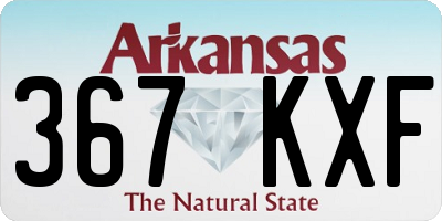 AR license plate 367KXF