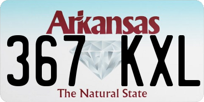 AR license plate 367KXL
