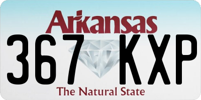 AR license plate 367KXP