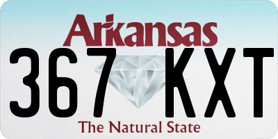 AR license plate 367KXT