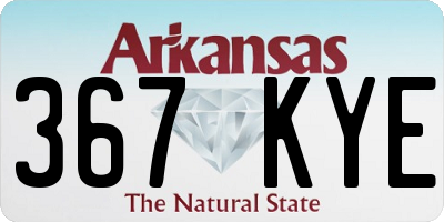 AR license plate 367KYE
