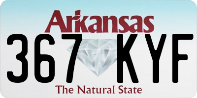 AR license plate 367KYF