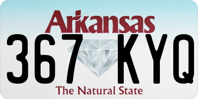AR license plate 367KYQ