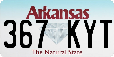 AR license plate 367KYT
