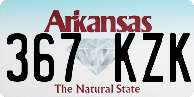 AR license plate 367KZK