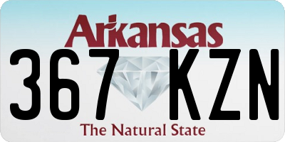 AR license plate 367KZN