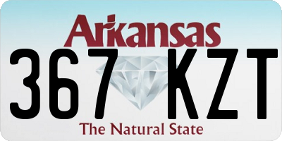 AR license plate 367KZT