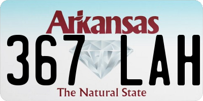 AR license plate 367LAH